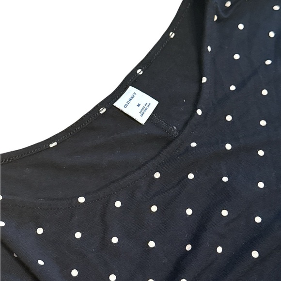 Polka Dot Women’s Dress - Black and White - Picture 3 of 3